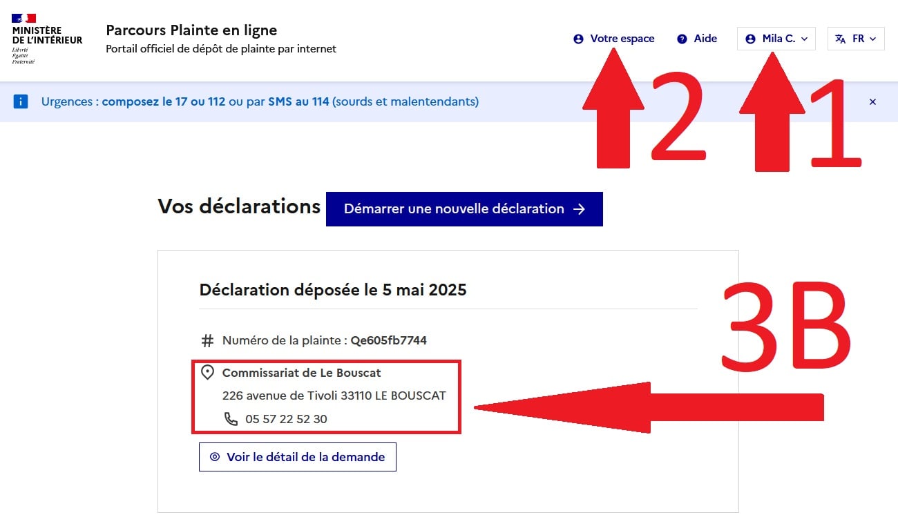 12 service traitant ADRESSE - MON Espace 3B