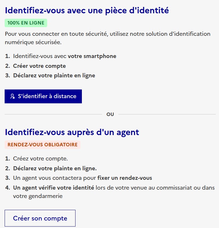 IDENTIFIEZ VOUS avec une pièce d'identité