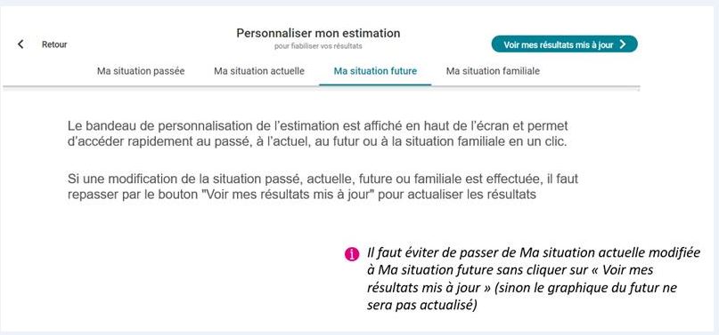 Actualisation des données
